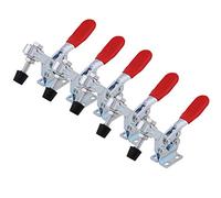 5pcs Pince à Bascule, Pince à Genouillère Dispositif de Serrage à Genouillère Pinces de Fixation de Capacité de Rétention Horizontale en Métal