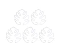 5pcs Plant Fracle Plamp Set Aesthetic Plant Plante en Pot Soutien des Clips Gardez Les Plantes apprivoisées en Croissance Verticale (Type de Feuille)