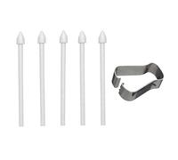 5Pcs Pointes de Stylet Compatible pour Samsung Galaxy Tab S6 Lite S6/S7/S7+ Note10/Note20 Stylo Pointes Repalcement Refill Tips (Blanc)