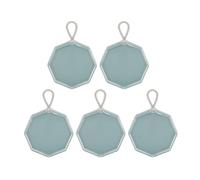 5pcs Portable Makingal Makeup Puff Contener Case Water Blue Powder Puffle Box Boîte de Rangement pour Les Perles