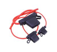 5Pcs Porte-Fusible -Lame de Voiture BoîTe Anti-éClaboussures 12V 30A avec Interrupteur de Rupture de Lame de Fusible Prise de Fusible de Voiture