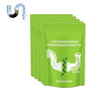 5Pcs Powerful Pipe Dredging Agent,Sink and Drain Cleaner Powder,80g Pipe Unclogger Powder,Multi-Functional PipeUnclogging For Kitchen Toilet Bathroom,Unclogging Solution for Pipes,Toilets & Showers