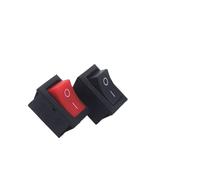 5Pcs Push Button Switch 15x21mm SPST 2Pin 6A 250V 10V 125V KCD1-101 Snap-in On/Off Boat Rocker Switch 15MM*21MM Black Red White NWPNLXEA(5pcs White)