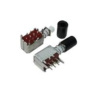 5pcs push self-locking switch vertical 6-pin reset switch without lock momentary NWPNLXEA