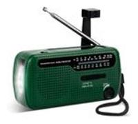 5PCS Radio FM/AM/SW portable à manivelle solaire de secours + lampe de poche à LED SOS + lampe de lecture + 1200mAh, alimentation mobile vert vert G