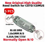 5PCS Reed Commutateur RI-80 SMD Normalement Ouvert NO 1.8*5MM 0.35A 5W 175V Contact Magnétique Commutateur Induction Capteur RI-80SMD -FL - Type 5PCS RI-80 SMD S-f