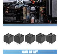 5pcs Relais connecteur d'alimentation mâle M1708133 DC 12V 80A 5 bornes Voiture