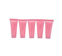 5pcs Rempillable En Plastique Vide Plastique Sous Soft Tubes,Pink,10ml