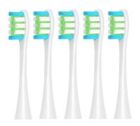 5pcs Replacement Brush Heads Compatible For Oclean Toothbrush For X Pro Digital, Lite, X10, Ultra, Air2, F1(5 white)