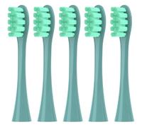 5pcs Replacement Brush Heads Compatible For Oclean Toothbrush For X Pro Digital, Lite, X10, Ultra, Air2, F1(5 green)