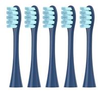 5pcs Replacement Brush Heads Compatible For Oclean Toothbrush For X Pro Digital, Lite, X10, Ultra, Air2, F1(5 blue)