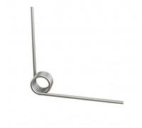 5pcs ressorts de torsion en forme de V en acier inoxydable de diamètre de fil de 0.8mm, ressorts en épingle à cheveux de diamètre extérieur de 10mm, 45/60/90/120/180/270 °