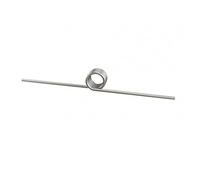 5pcs ressorts de torsion en forme de V en acier inoxydable de diamètre de fil de 0.8mm, ressorts en épingle à cheveux de diamètre extérieur de 6mm, 45/60/90/120/180/270 °