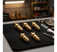 5pcs Robinet Refroidissement Eau Laiton pour m3 pour Bateau RC(M4) | Alliage laiton massif, filetage M5, résistance , usage marine, yacht télécommandé