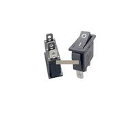 5PCS Rocker Switch KCD3 ON-OFF ON-OFF-ON 2 Position 3Pins Electrical equipment With Light Power Switch 16A 250V / 20A 125V AC NWPNLXEA(Black 3Pin OFF-ON)