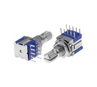 5PCS RS1010 Interrupteur rotatif à changement de vitesse à arbre prune 15 mm, 1 pôle, 2 positions, 3 positions, 4 positions, 5 positions de pôle(1 Pole 2)