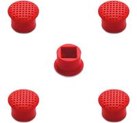 5pcs Rubber TrackPoint Keyboard Mouse Cap Red with Soft Dome and Pointer for ThinkPad X/T/E/S/L/P/Yoga Series Laptop