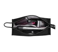 10pcs Sac de rangement de voyage étanche anti-poussière noire KUPPA pour sèche-cheveux compatible avec sèche-cheveux Dyson Supersonic