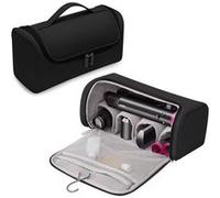 5PCS Sac De rangement en PU noire Pour sèche-cheveux Dyson Supersonic Dyson Airwrap NOIR G