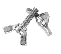 5pcs / sac vis à oreilles M5 en acier inoxydable 304 à métaux 12mm 16mm, 20mm, 40mm de fixation de papillon outil de réparation kit d'assortiment rondelles assortiment(M5 * 20mm)