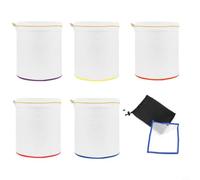 5pcs Sacs Maille Bulles 5 Gallons Filtration Herbes Différentes | Fabriqués en nylon imperméable adaptés aux seaux de 5 gallons réutilisables chaque a un code couleur pour une