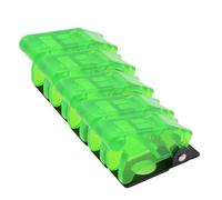5pcs Safety Dustproof 12mm Toggle Switch Flip Up Cap Dust Cover Guard for Auto Car Boat Truck Aircraft Light Red Black Green(Transparent Green)