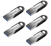 5PCS SanDisk Ultra Flair 128 Go Clé USB 3.0 jusqu'à 150Mb/s G