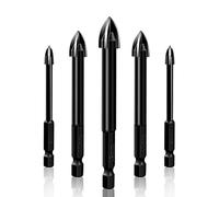 5pcs/set Efficient Universal Drilling Tool Cemented Carbide Drill Bit Ceramic Brick Wall Hole Opening Power Tools Accessories