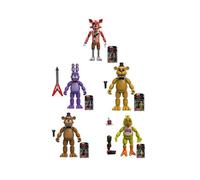 (5pcs-set2)14CM Freddy Bonnie Foxy Chica Action Figure Movable Blacklight Freddy Frostbe Nightmare PVC Model Collection Toys Original Box