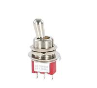 5Pcs SH T80-T Series Standard Lever Toggle Switch 12mm 5A 125VAC NWPNLXEA(3PIN ON ON)