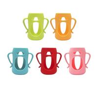 5Pcs Silicone Protective Sleeves For Beiqin Glass Baby Bottles Anti Drop Shockproof Cover With Easy Grip Handle Anti Slip Baby Bottle Cover