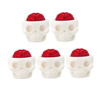 5pcs Skull Keyboard Fidget Toy, 3D Imprimé Skull Keyboard Clicker Fidget, Halloween Stress Relief Toy for Keep Focus et anxiété Relief, décoration intérieure