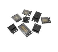 5Pcs Slide Type Way DIP Toggle Switch 1.27mm DIP 1/2/3/4/5/6/8/10Pin Black Position Snap Switch NWPNLXEA(10Pin)