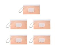 5pcs Solution Portable Résistante À Linge Pour Nourrissons Légers Avec Une Solution De Stockage Lingettes Hygiéniques Construction Réutilisable Pratique Réutilisable