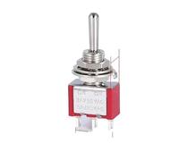 5PCS SPDT DPDT Reset Latching Toggle Switch 125V6A MTS-302 Miniature Toggle Switch MTS-403 ON-ON Toggle Switches NWPNLXEA(MTS-123 R,One Size)