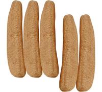 5pcs Sponge de foofah naturel, loofah de douche 12-16 pouces Biodégradable Loofah Natural Sponge exfoliant Body Brouple Soft and Easy mousting Bath Loofah pour les hommes et les femmes
