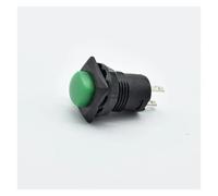 5PCS Square Button Self-Locking/Reset switch momentary Push Button Switch Latching ON/OFF 12mm 3A 125V 1.5A 250V AC DS-426 NWPNLXEA(5 green,Self-Locking)