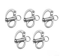 5PCS SS316 Snap Shackle 2 Inch Fixed Lifting Ring