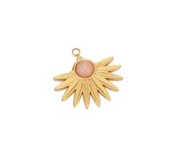 5pcs Stone Artificial Soleil Compass Charms Pendants Pour les bijoux de bricolage faisant des boucles d'oreilles de collier de collier 22562