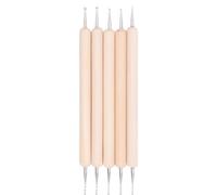 5PCS Stylet Gaufrage, Sculpture Outil De Stylo à Points, Dessin, Stylet De Gaufrage à Double Tête Outils Nail Art Outils Pointage Stylo Traçage Pour Peinture Rupestre Poterie Argile Modelage Gaufrage