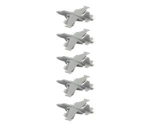 5PCS Su-25 Avion D’Attaque Modèle Résine 1/2000-1/144