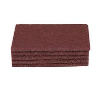 5pcs tampon à récurer éponge à récurer anti-rayures tampons à récurer 6"x4" pour récurer la cuisine, vaisselle, brun