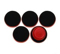 5pcs Tampons Éponge Cire pour voiture avec Lavables 5pcs Tampons | 5 incluses, ergonomique, lavables en machine, idéals pour cire et scellant, usage intérieur extérieur