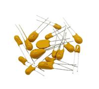 5PCS Tantalum Capacitor 16V 20V 25V 35V 50V 0.1UF 0.22UF 0.33UF 0.47UF 100UF 220UF 1UF 2.2UF 4.7UF 10UF 15UF 22UF 47UF DIP AUOQKQUT(25V100UF)