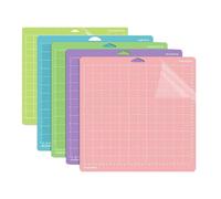 5PCS Tapis de Découpe pour Maquette, 12 x 12 Pouces Tapis de Découpe Maker, Adhésifs StandardGrip, LightGrip, StrongGrip, FabricGrip pour Maker/Explore Air 2 / Air/One