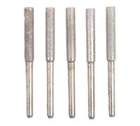 5pcs Tête Meule Émeri 4mm Pour Scie À pour chaîne 5pcs Tête Meule | Installation pour facile, dissipation chaleur, affûtage retirer pour chaîne, gain temps