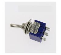 5Pcs Toggle Switch ON-OFF/ON-OFF-ON 3/6 Pin 2/3 Position Latching MTS-102 103 202 AC 125V/6A 250V/3A Power Button Switch Car NWPNLXEA(3)