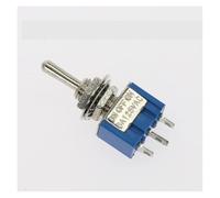 5Pcs Toggle Switch ON-OFF/ON-OFF-ON 3/6 Pin 2/3 Position Latching MTS-102 103 202 AC 125V/6A 250V/3A Power Button Switch Car NWPNLXEA(On-off-on 3pin)