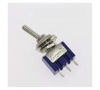 5Pcs Toggle Switch ON-OFF/ON-OFF-ON 3/6 Pin 2/3 Position Latching MTS-102 103 202 AC 125V/6A 250V/3A Power Button Switch Car NWPNLXEA(On-off 3pin)