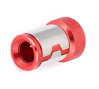 5pcs tournevis anneau magnétique anti-glissement en alliage d'aluminium accessoires pour 1/4 peu de tournevis pour outil de vis à main électrique(rouge)
